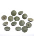 Lot de 14 boutons originaux Allemand veste Wh Ref 51