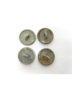 Lot de 4 boutons originaux Allemand veste Wh Ref 43