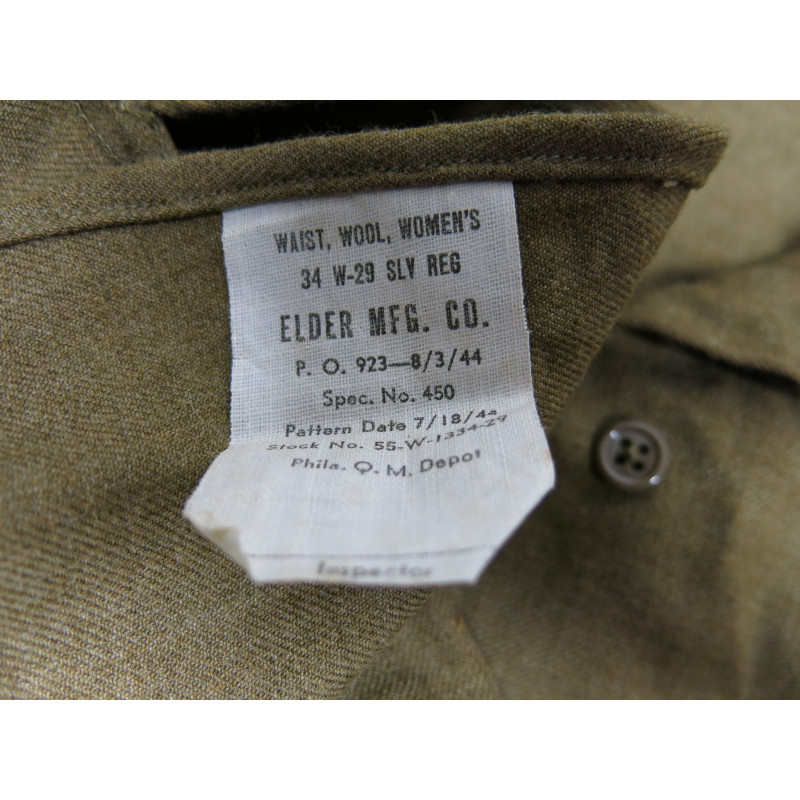 Chemise pour femme US originale WW2 - datée 1944 état neuf Réf125