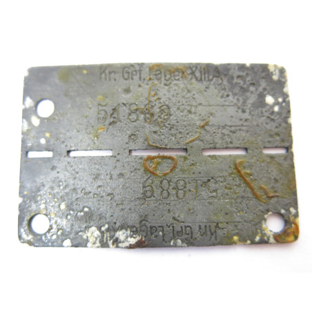 Plaque d'identification Allemande 14/18 Ref 470