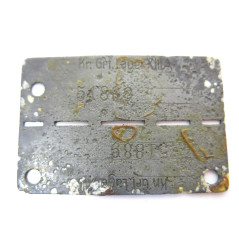 Plaque d'identification Allemande 14/18 Ref 470