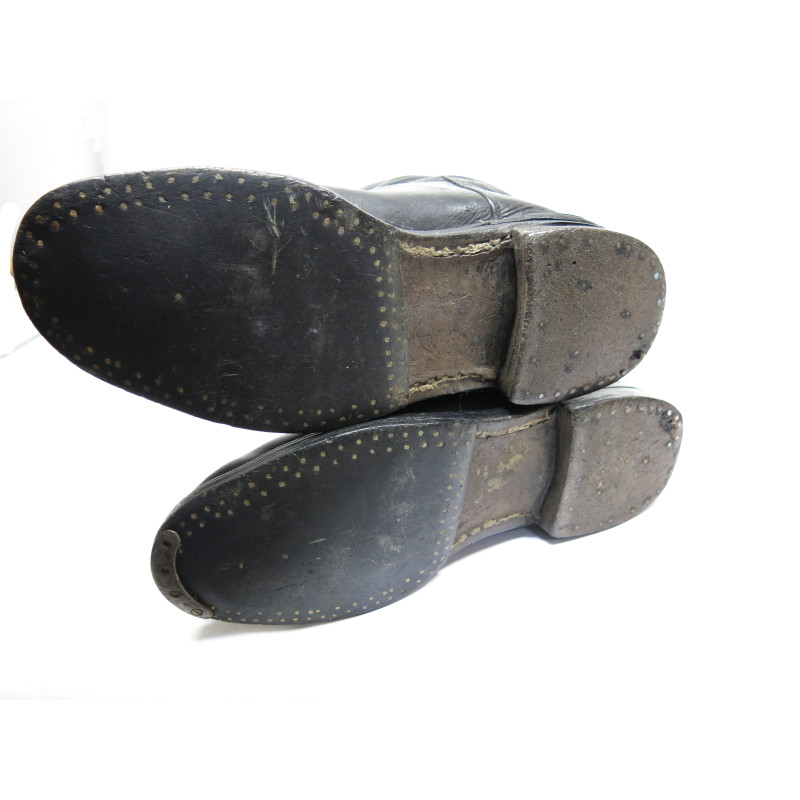 Paire de bottes cuir originales Allemandes  WH ref  5278 