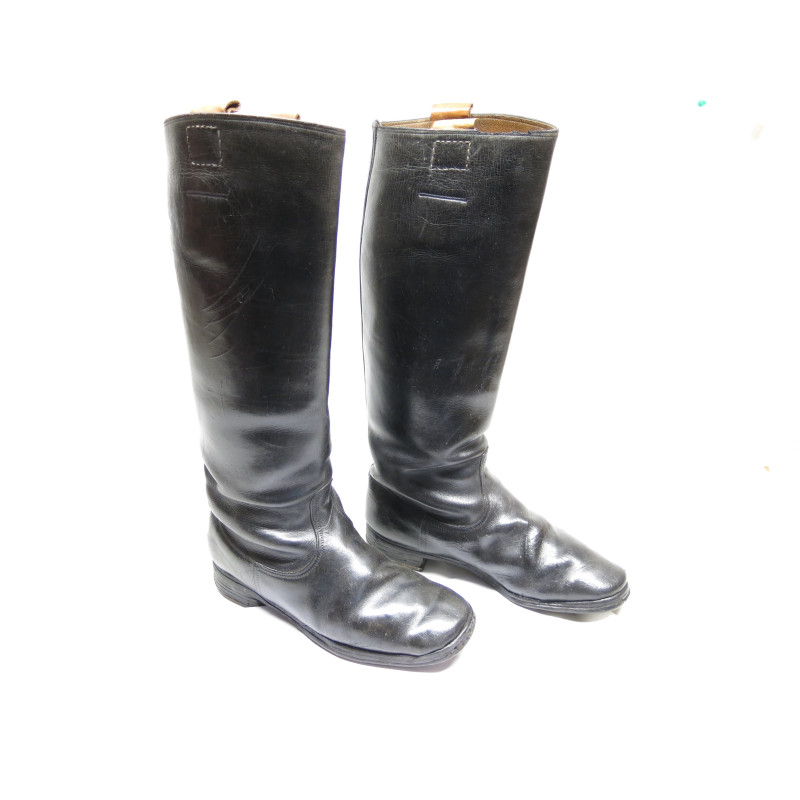 Paire de bottes cuir originales Allemandes  WH ref  9654