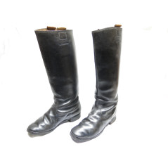 Paire de bottes cuir originales Allemandes  WH ref  9654