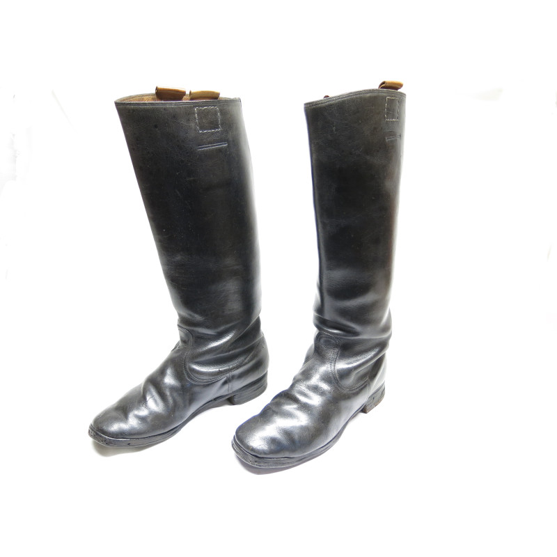 Paire de bottes cuir originales Allemandes  WH ref  9654