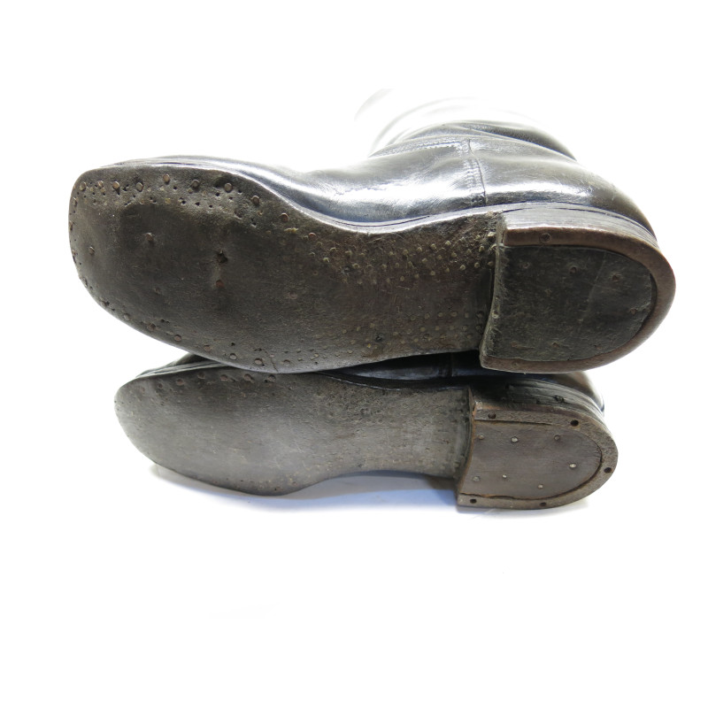 Paire de bottes cuir originales Allemandes  WH ref  9654