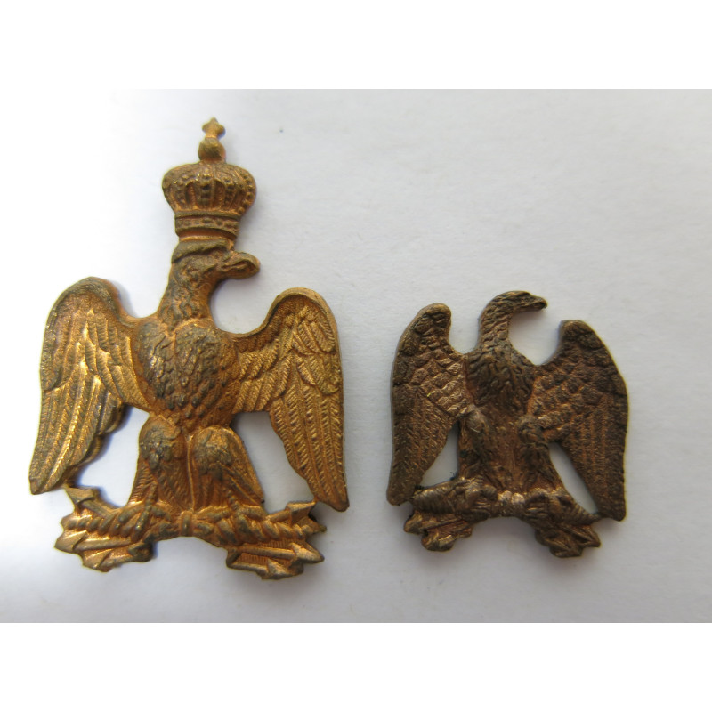 Lot de  2 Medaillons aigle Imperiale Napoleon ref  880 