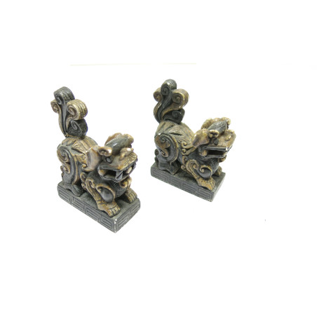 2 supports en pierre  pour pipe asiatique  