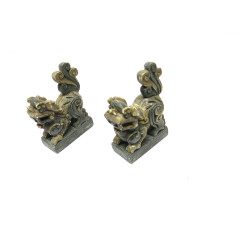 2 supports en pierre  pour pipe asiatique  