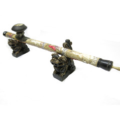 2 supports en pierre  pour pipe asiatique  