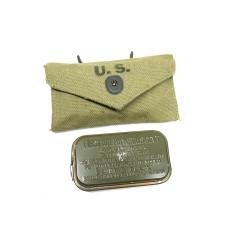 Porte pansement toile original avec pansement US WW2 - U.S.1942 Cadillac