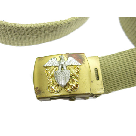 Ceinture de pantalon officier originale US WW2 - 1945 ref 82