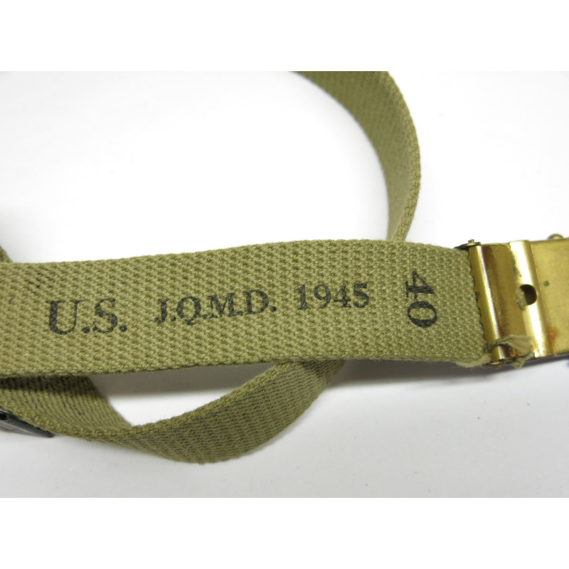 Ceinture de pantalon officier originale US WW2 - 1945 ref 82