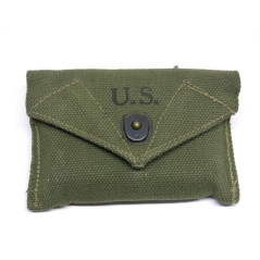 Porte pansement toile original avec pansement US WW2 - U.S.1944 ref 12