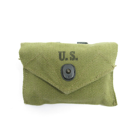 Porte pansement toile original avec pansement US WW2 - U.S.1943 ref 30
