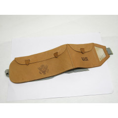 Ceinture toile et cuir porte dollars US 39/45