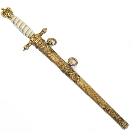 Dague Kriegsmarine pour officier supérieur lame gravée