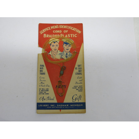 Cord men's identification US ww2 ref 736 