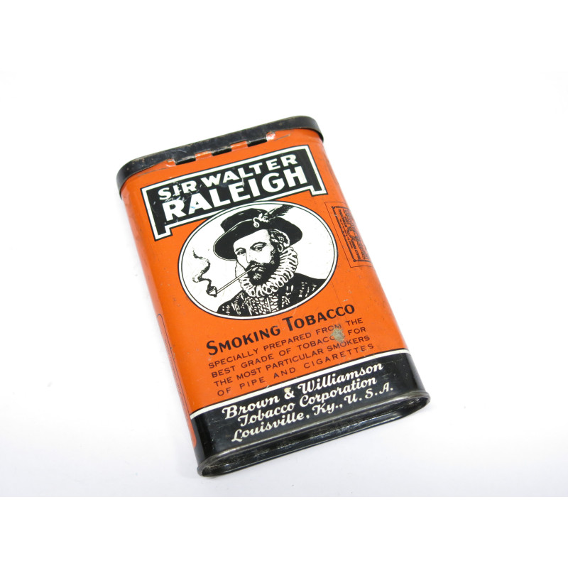 Boite vide metal tabac RALEIGH  US ww2  ref 789 
