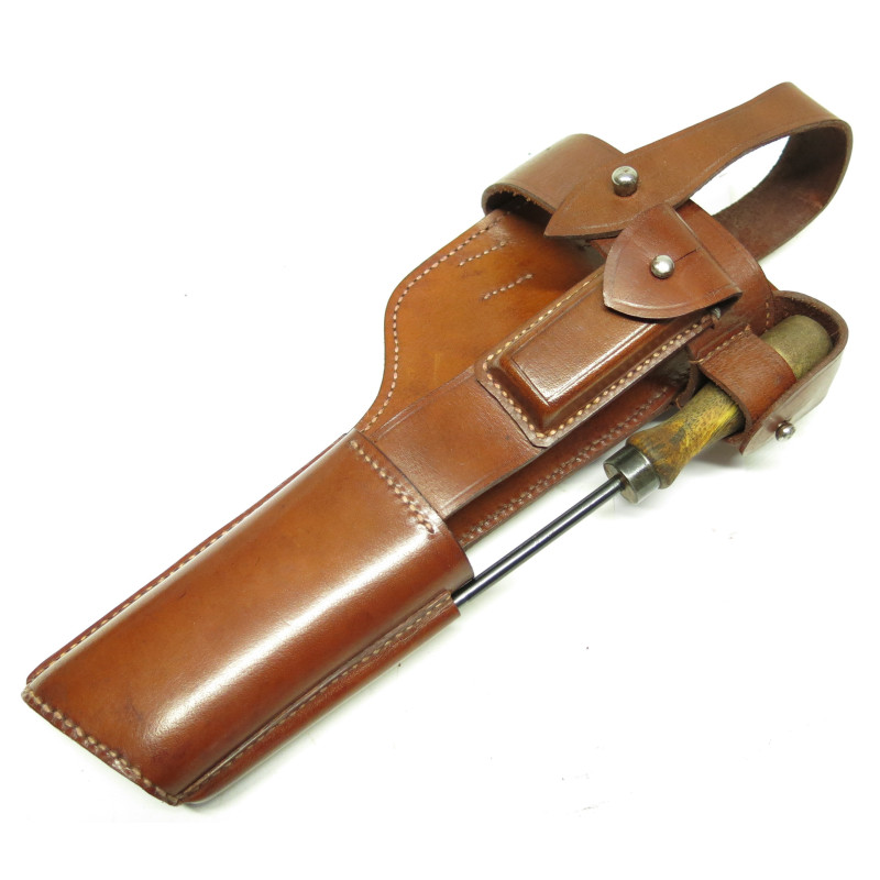 Brelage en cuir porte crosse C96 1912-1916 avec baguette