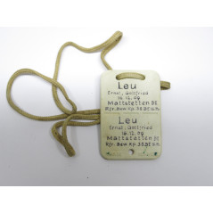 Plaque d'identité ancienne Suisse ref 100