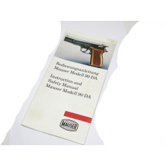 Manuel instruction pistolet Mauser 90 DA 