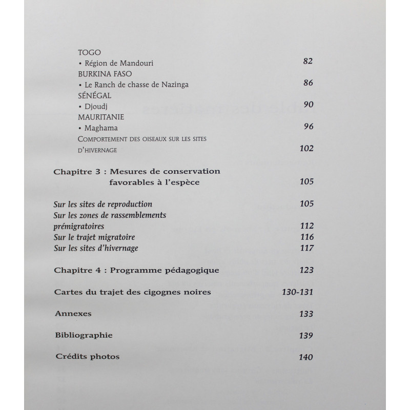 Livre La migration des cigognes noires: Du chêne au baobab de G. Jadoul
