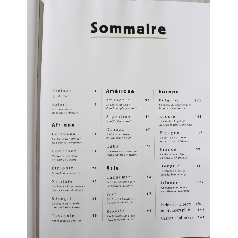 Livre Territoires de chasse : Les plus belles destinations à travers le Monde