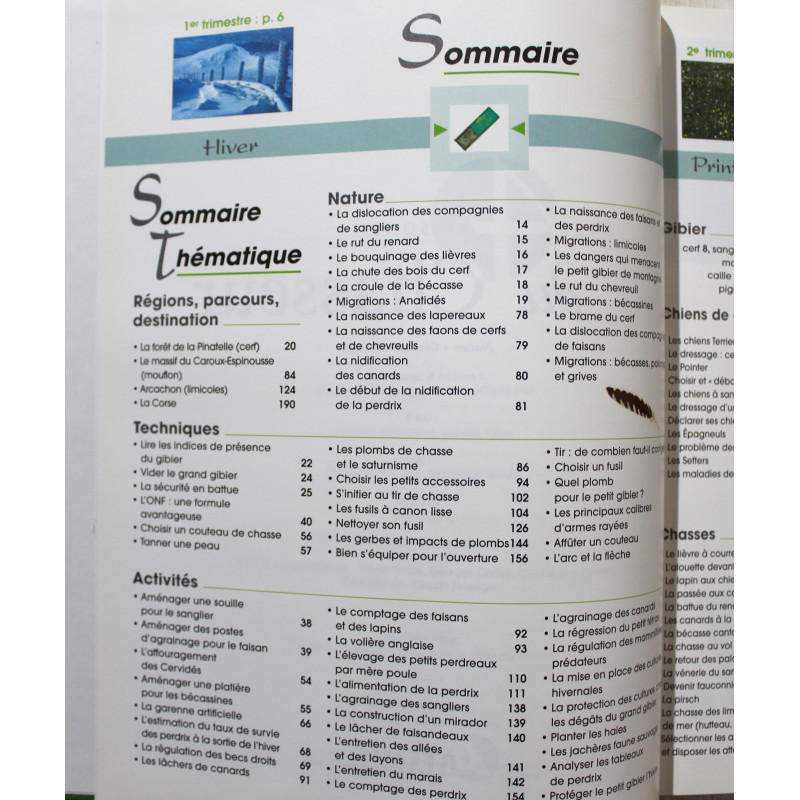 Livre Les 4 saisons du chasseur de P. Durantel