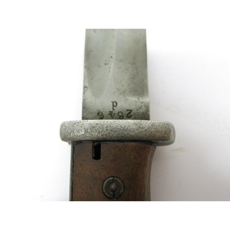 Baionnette sans fourreau fusil Mauser 98 K Mundlos   