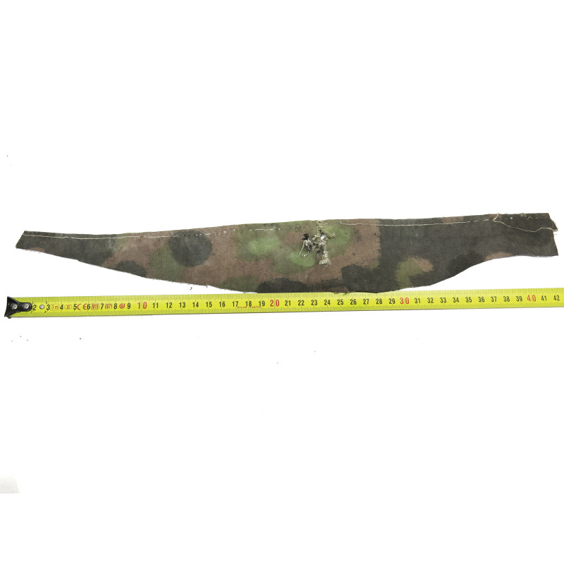 Morceau original de poncho camo Waffen souvenir de  Normandie ref 45