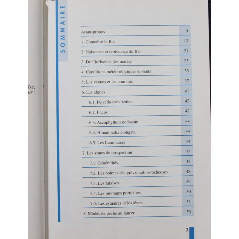 Livre La pêche au Bar d'Eric Berregard