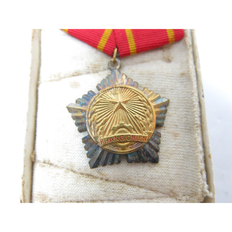 Médaille Khang Chien Nord Vietnam 1 étoile Réf 800