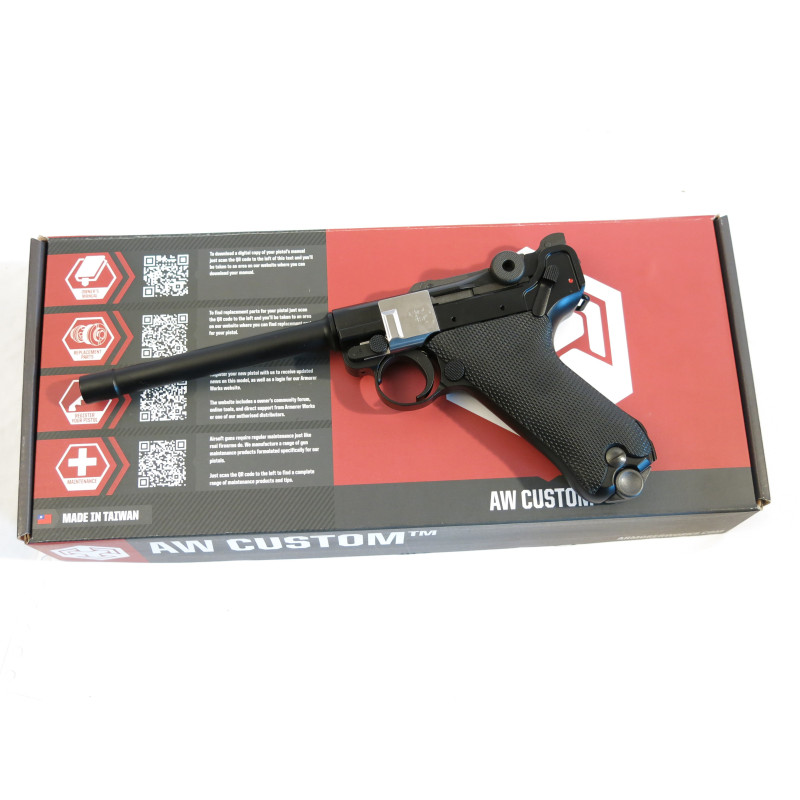 Luger P08 Marine Airsoft GBB custom métal Luger P08 Marine Airsoft GBB custom métal