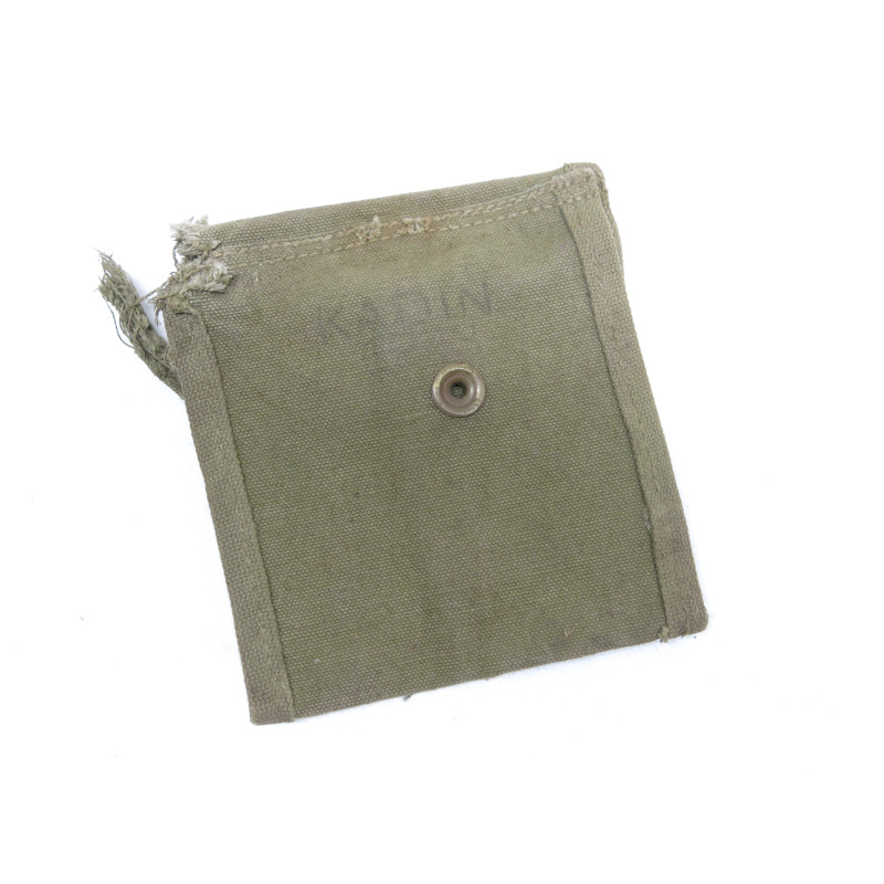 Porte chargeur toile original carabine USM1 usagé Normandie 1944 Kadin  ref 159