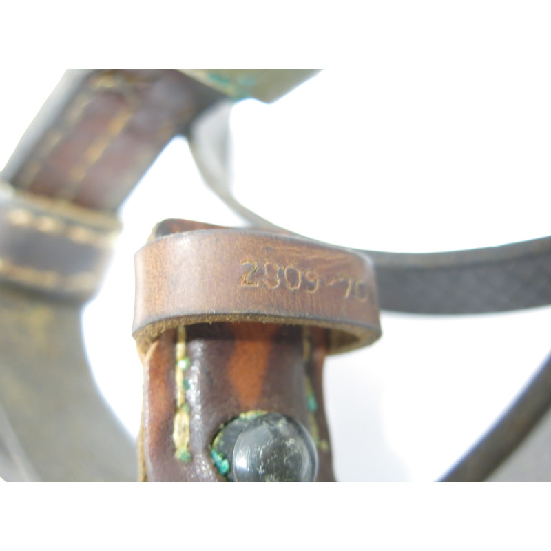 Bretelle cuir lisse fusil Mauser 98 39/45