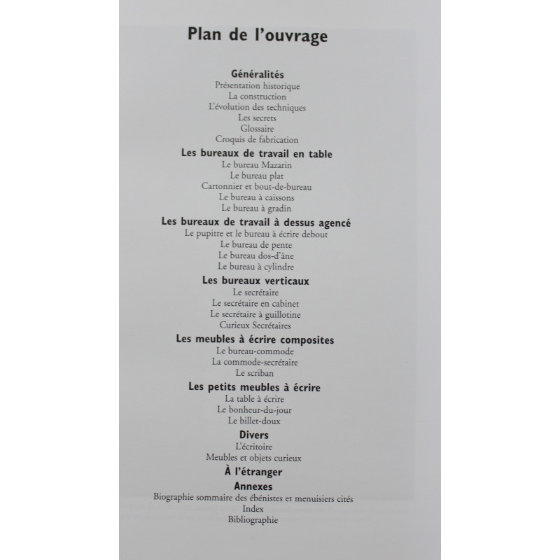 Livre Le guide du meuble à écrire de Claude Frement