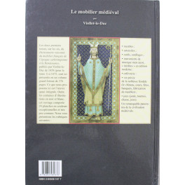 Livre Le Mobilier Médiéval - Meubles, Ustensiles de Eugène Viollet-le-Duc