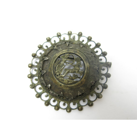 Broche vintage Egypte argent ref 598 