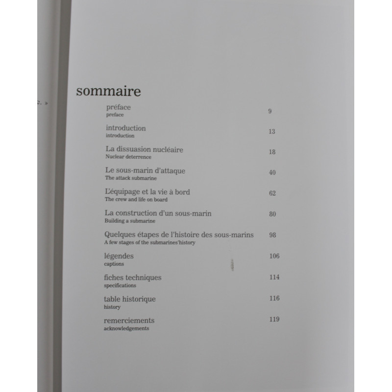 Livre Sous-marins français d'aujourd'hui de Michel Bez et Thierry d' Arbonneau