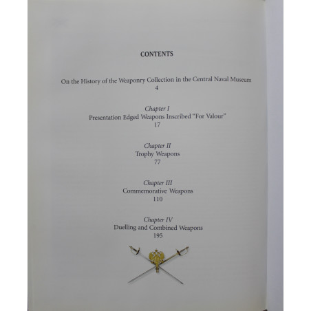Livre Highlights of the Weaponry Collection in the Central Naval Museum