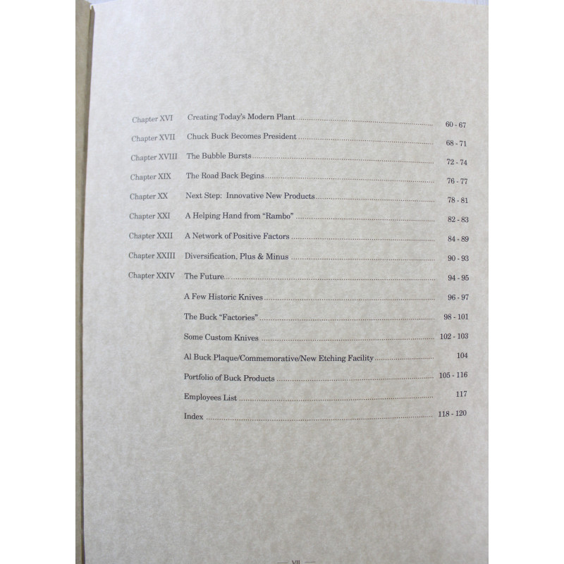 Livre The story of Buck knifes ... a family business Livre The story of Buck knifes ... a family business