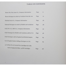 Livre The Collecting of Deringers Manufactured by MOORE, NATIONAL, and COLT Livre The Collecting of Deringers Manufactured by MOORE, NATIONAL, and COLT