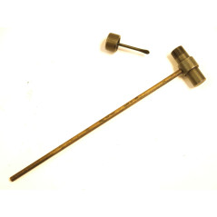 P08 artillery rod cleaning with oiler 