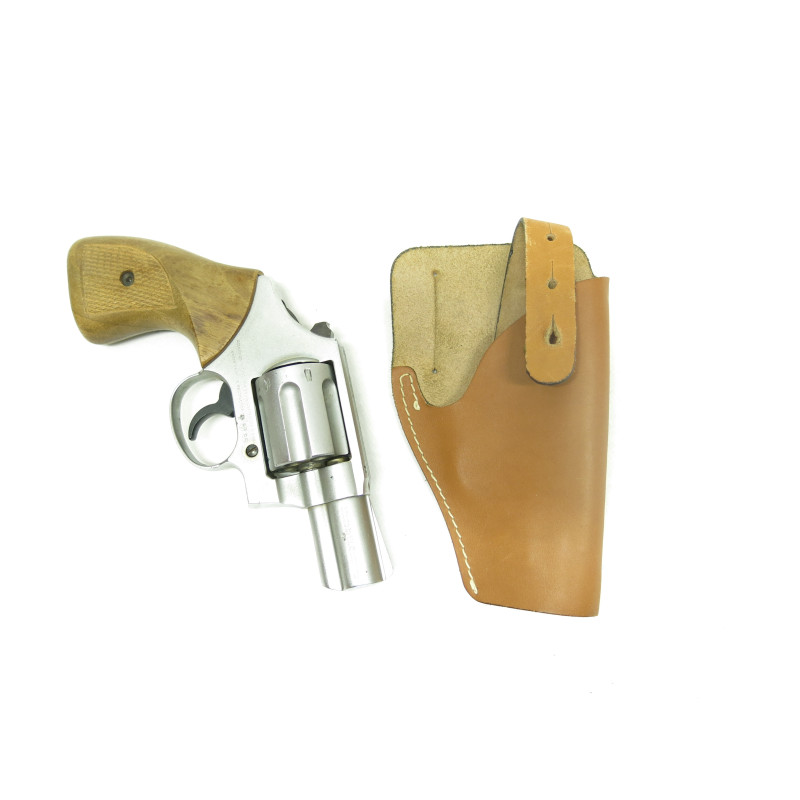 Etui cuir revolver 2 pouces  ref 30 