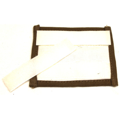 Patch MP à velcros Orange sur fond marron