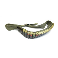 Cartouchiere avec 16 cartouches calibre 16 ref 100 