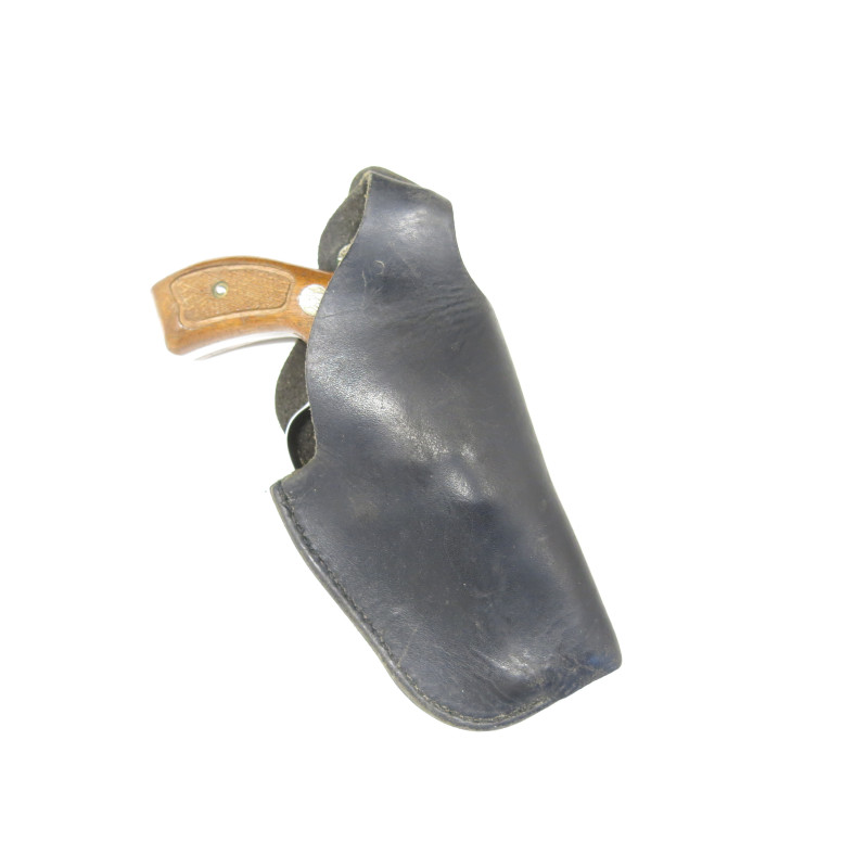 Etui cuir revolver 2 pouces  ref  50