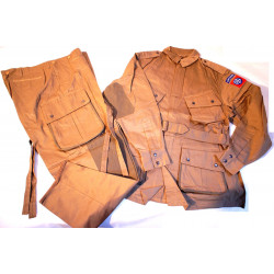 Veste + pantalon parachutiste US 39/45 D-Day