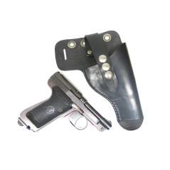 Etui cuir pistolet 7.65 Le Français ref 100